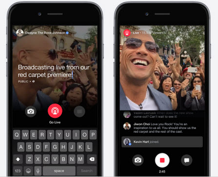 Facebook Live Video Streaming