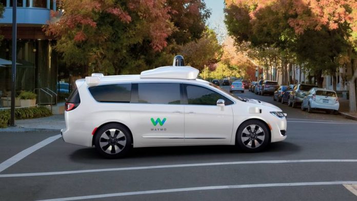 The Chrysler Pacifica Modified by Waymo.