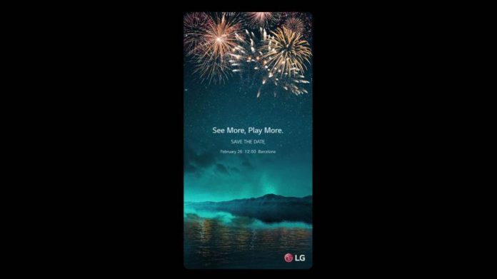 LG launching event invite.