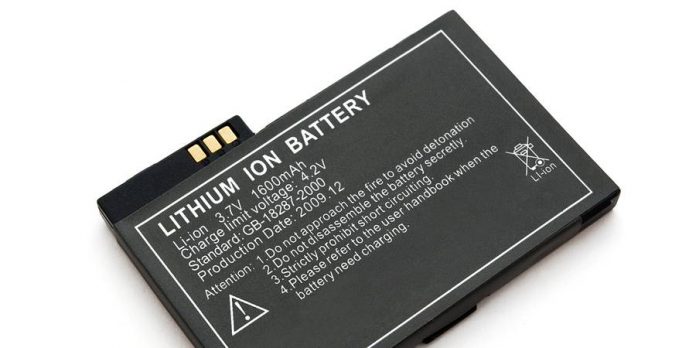 Lithium ion battery.