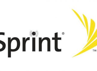 Sprint logo with wireless theme