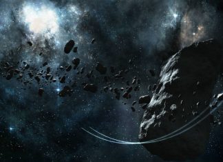 Asteroid digital art