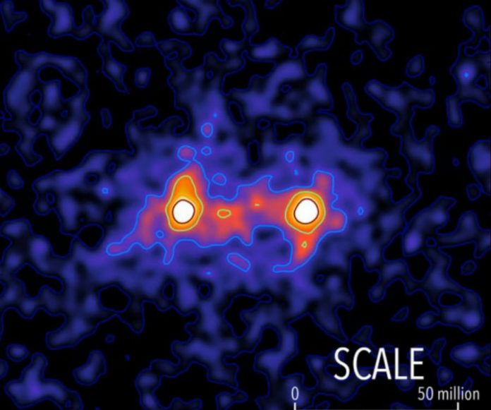 Dark matter's fisrt image by the University of Waterloo