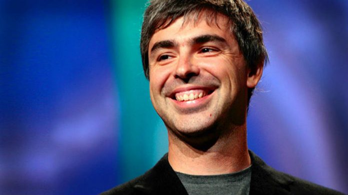 Larry Page laughing