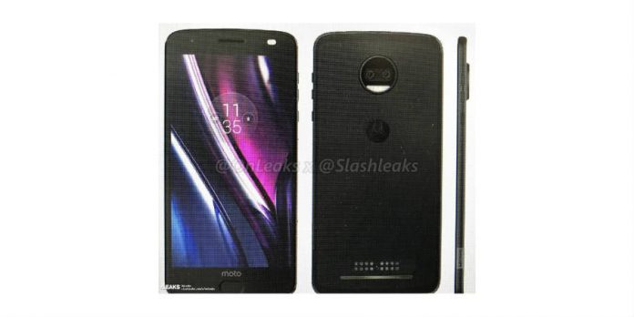 Moto Z2 Force leaked image