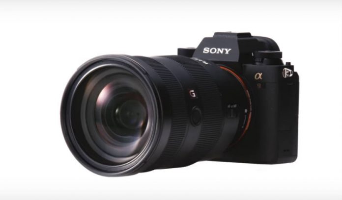 Sony A9 front/left side angle