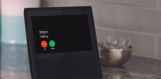 Amazon Echo mom call incoming