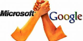 Google and Microsoft image