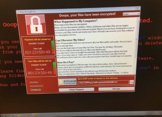 Computer infected with ransomware