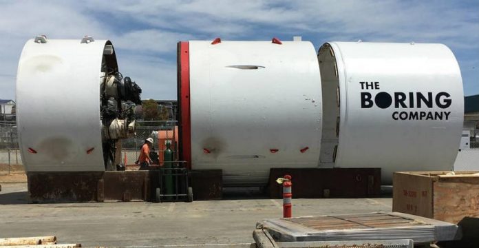 Boring company, tunnel, los angeles, godot