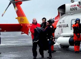 Coast Guard Rescues Man Wanted for Stealing and Trespassing From Tossing Waves